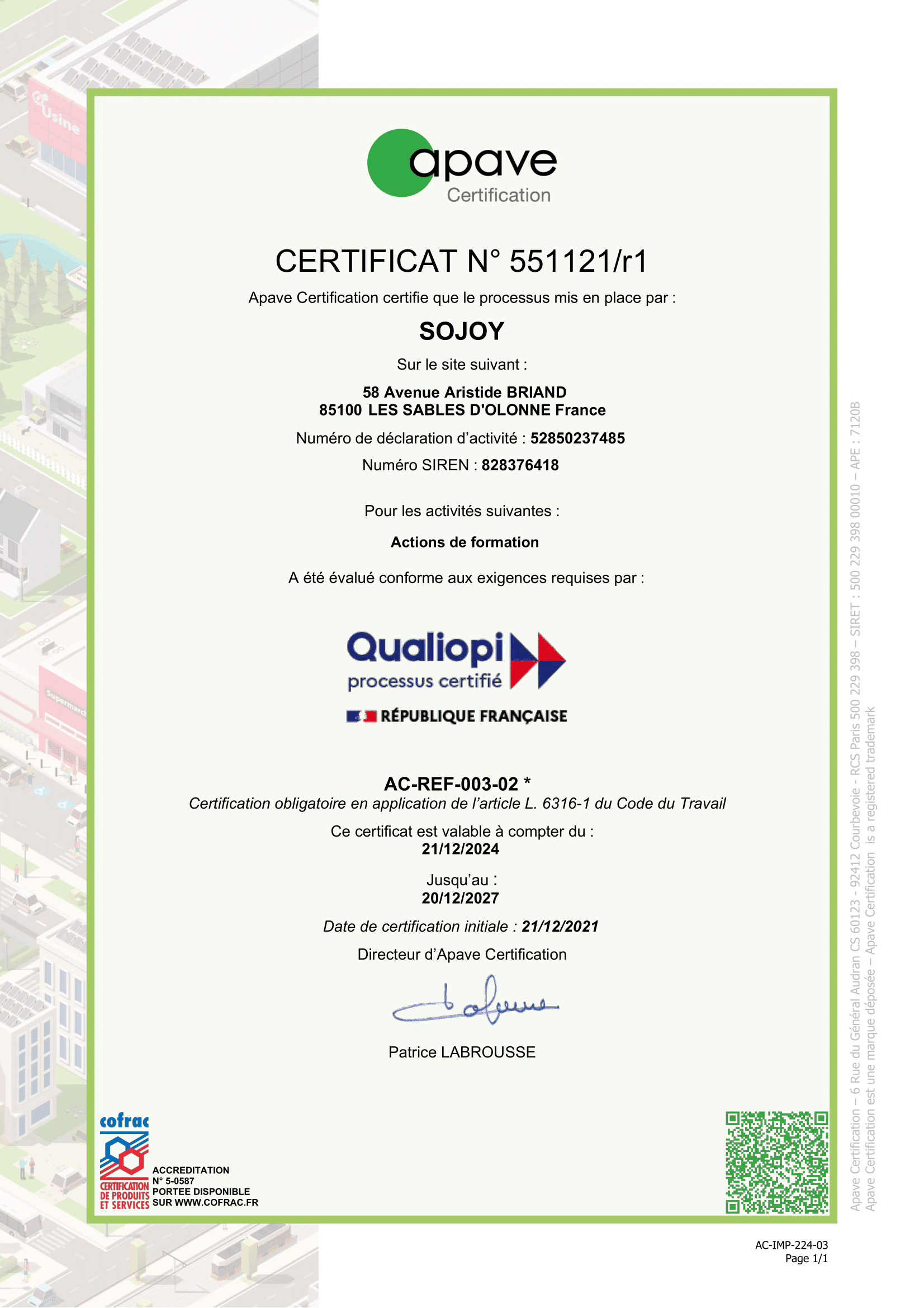 centre qualiopi